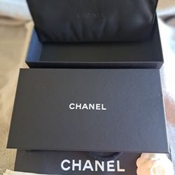 Authentic Chanel Lambskin Long Wallet