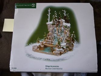 Department 56 mountain creek waterfall # 56.53003