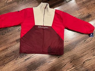 New Champion Unisex Pullover Jacket Sz XL Runs Big