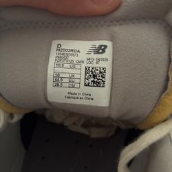 New balance 2002r protection pack-rain cloud 10.5