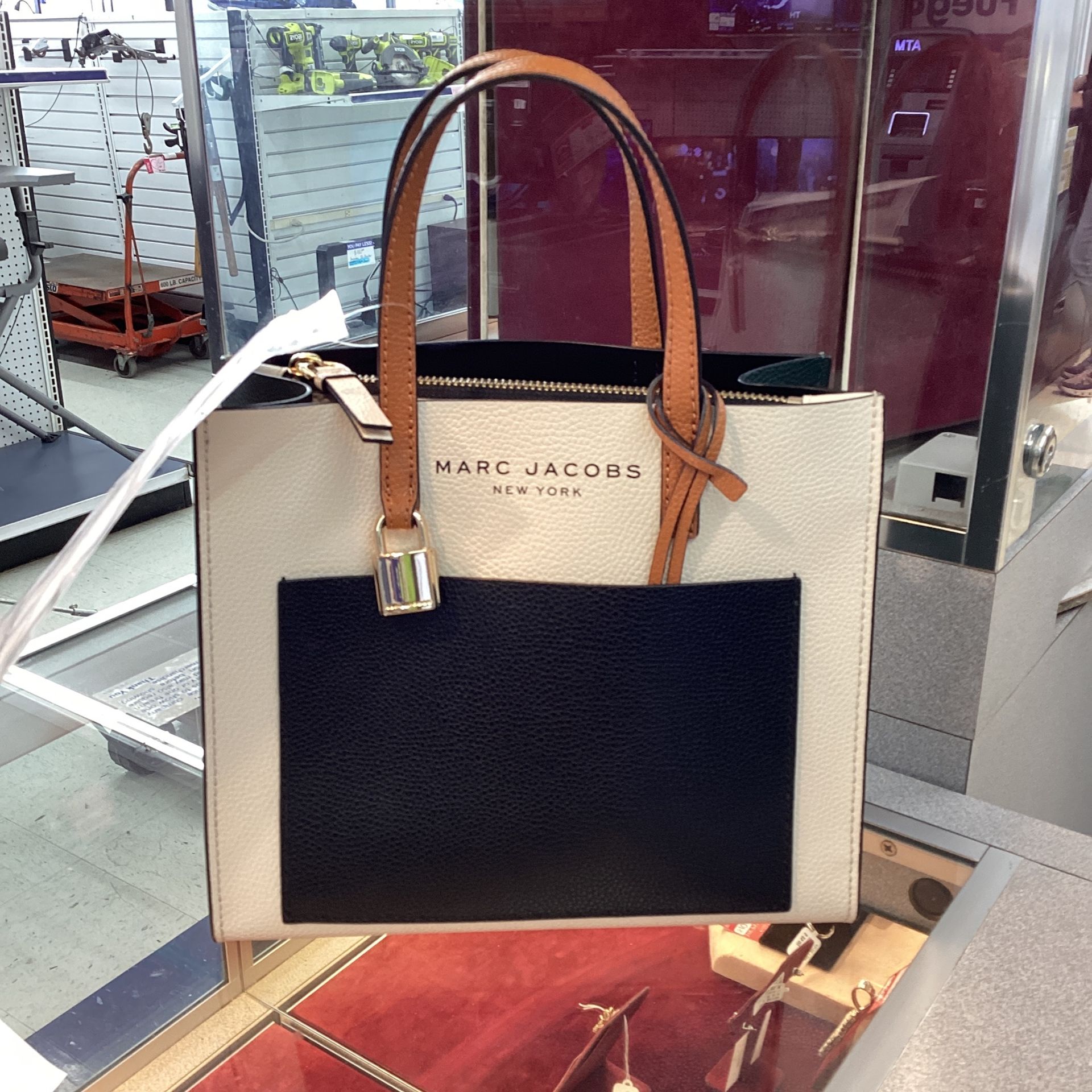 Marc Jocabs Crossbody Mini Grind Color Block Tote Bag