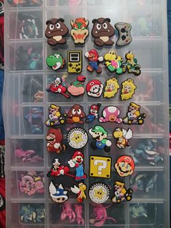 SUPER MARIO CROC CHARMS 12 X $10
