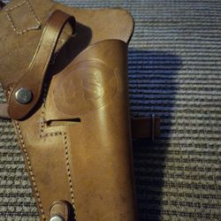Leather US shoulder Strap for gun