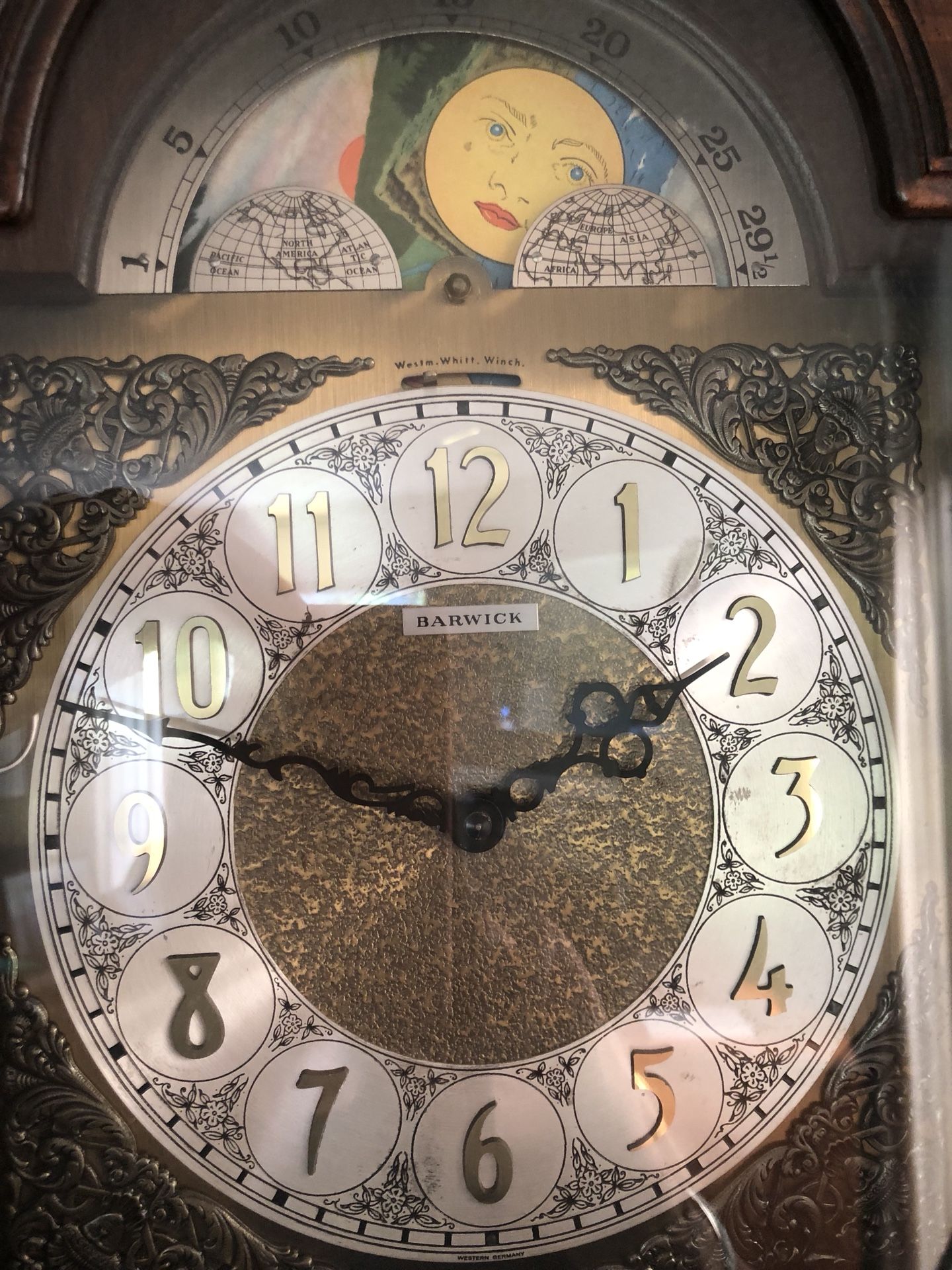 1974 Howard Miller grandfather clock by Barwick for Sale in Costa Mesa