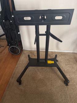 Heavy Duty Mobile Rolling TV Stand / Cart with Wheels (32"–65"+)