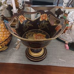 Vintage Kok Large Stem Fruit Bowl