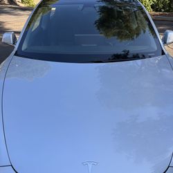 Silver Tesla Model 3