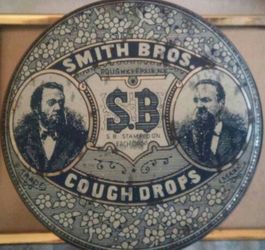 Vintage cough drop tin
