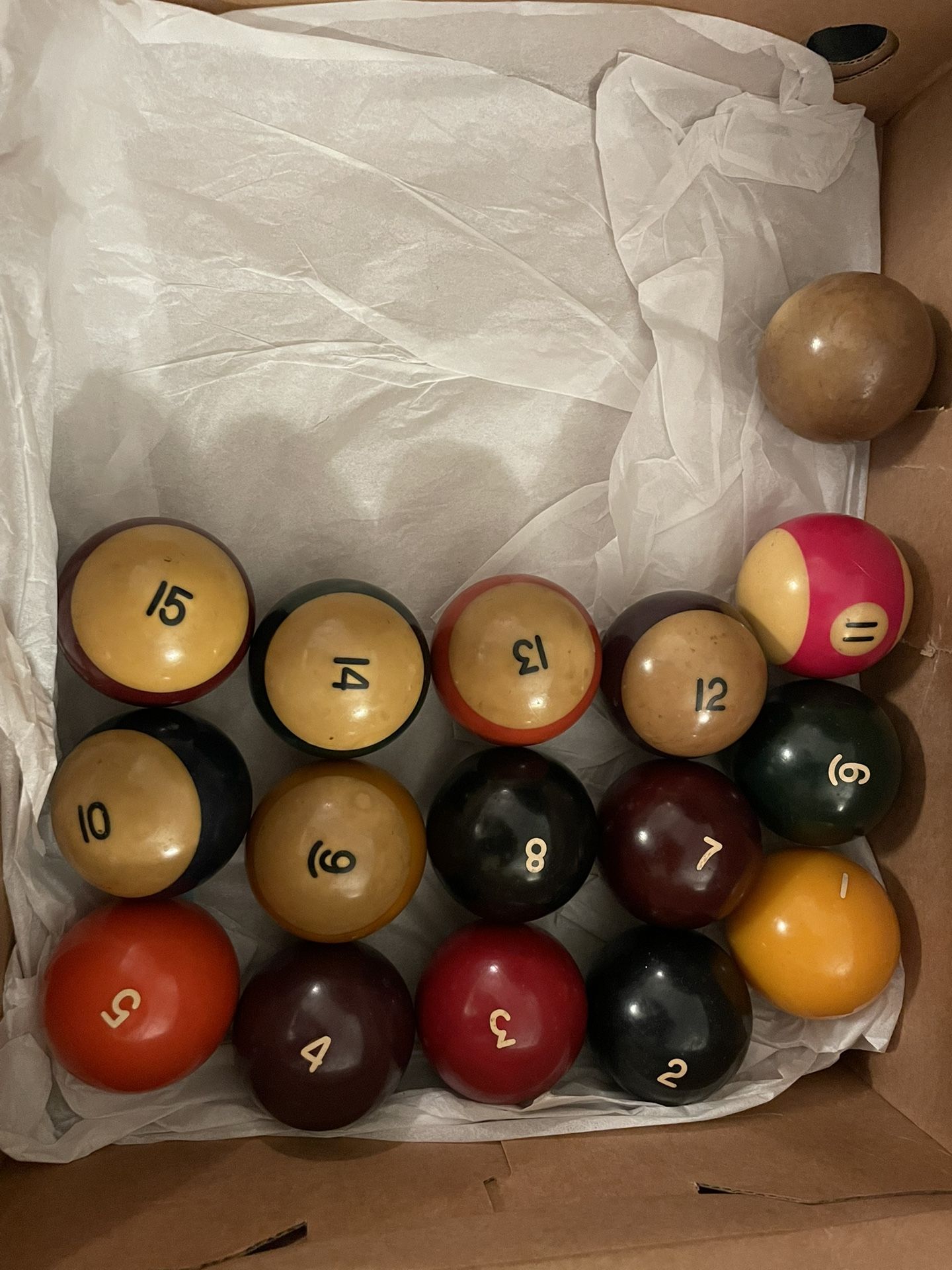 Vintage Pool Balls