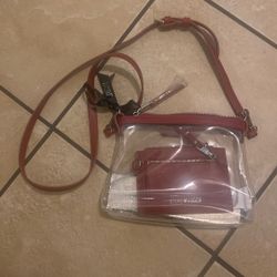 Steve Madden clear purse