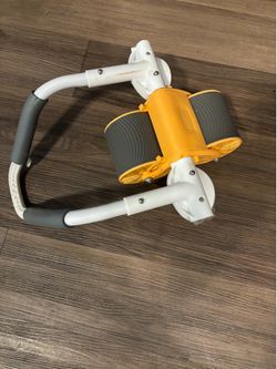 automatic rebound ab roller with elbow support