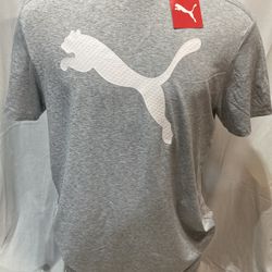 New with Tags, PUMA HD PATTERN CAT T-SHIRT, Size: Large