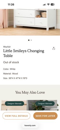Changing table