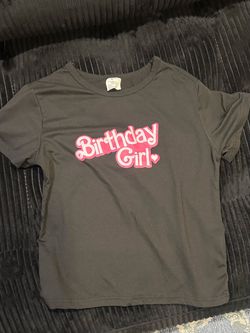 Birthday Girl Black Graphic Sweatshirt 10/11