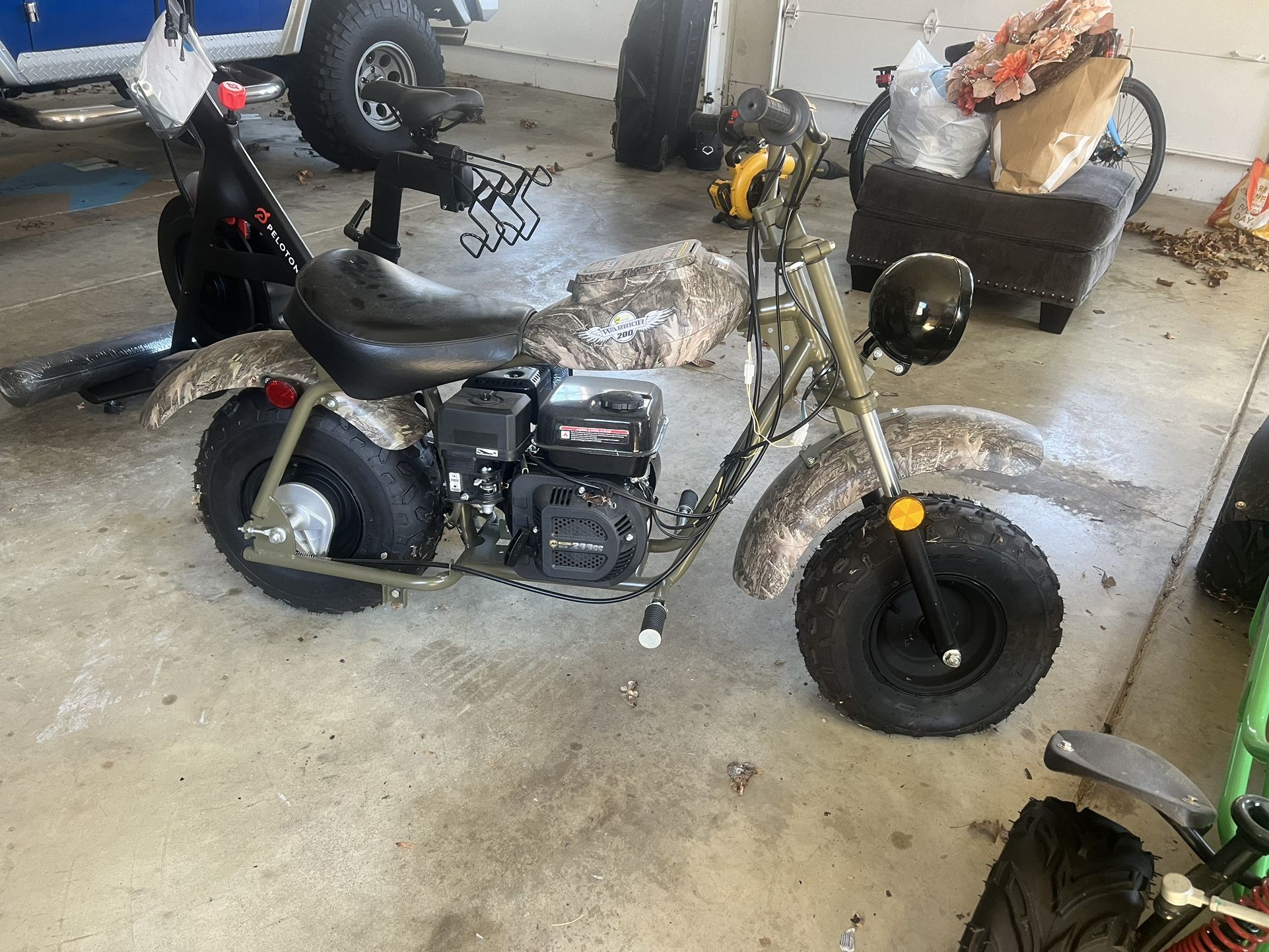 New Massimo Motor Warrior 200 dirt bike 196 CC engine Mini trail bike in camouflage ret >$1,500 P/U In Jamison