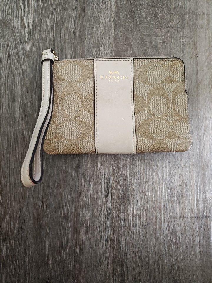 Lightly Used Coach Wristlet / Wallet