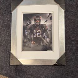 TOM BRADY SIGNED AUTO 8x10 PHOTO FRAMED TRI-STAR COA 100% LEGIT 