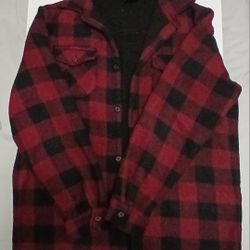 Men's Original Deluxe Supply Fleece Sherpa Jacket Size Large (Pre-loved) Good Condition 