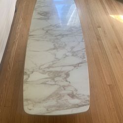 MCM Adrian Pearsall Carrara Marble&Walnut  Tables