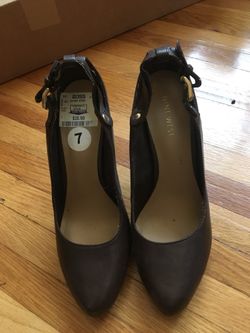 Nine West Dark Brown Stylish Pumps