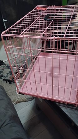 Pink PET Kennel  24long  17.25 Wide 19.25 High