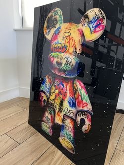 Large Acrylic Glass Artwork 30”x40”