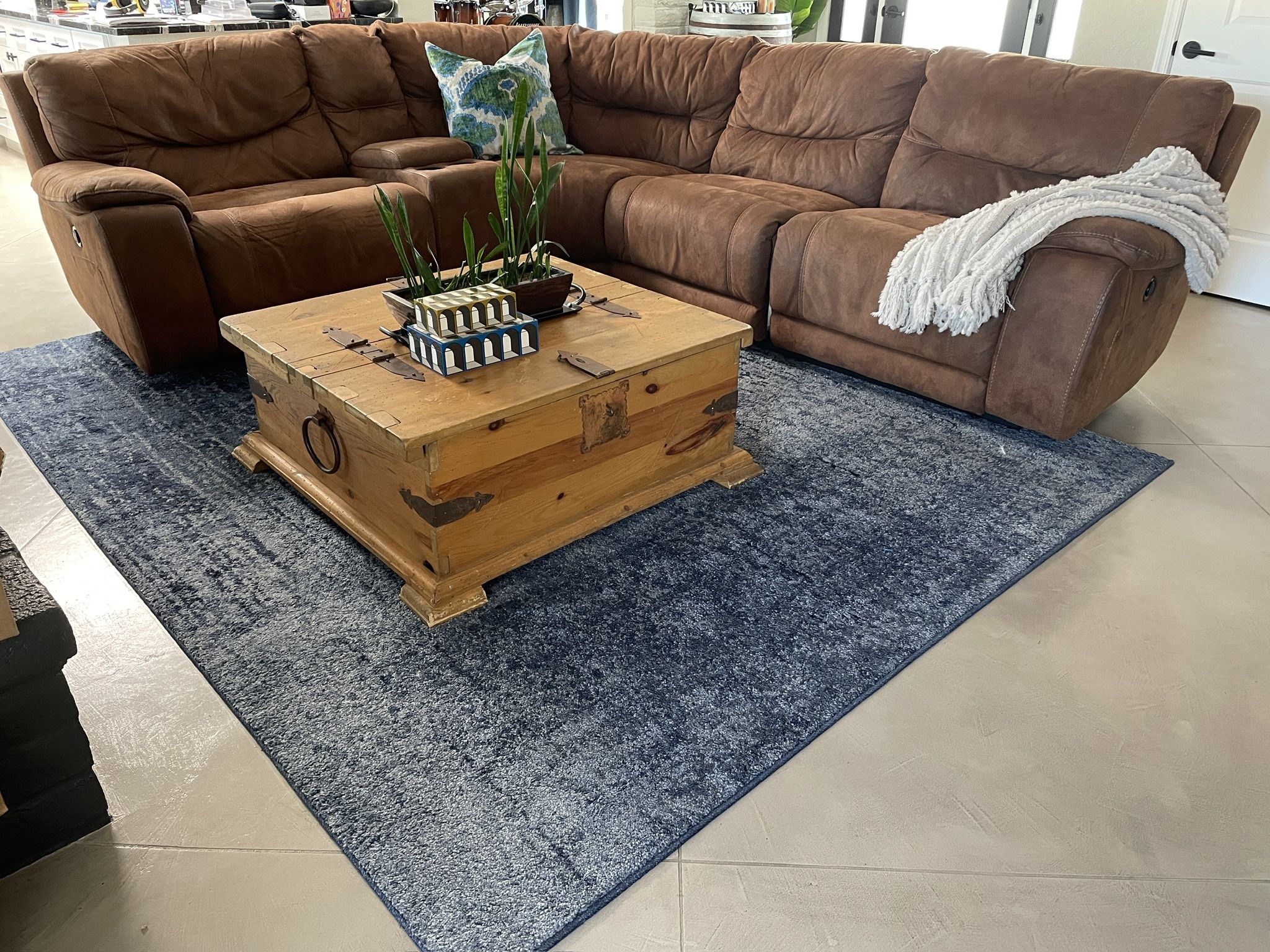 Sectional Sofa With Recliners At Ends