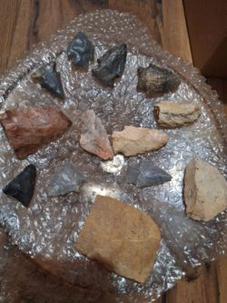 Indian arrowheads