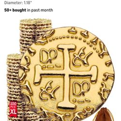 100 Metal Pirate Coins 