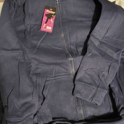 Sweats And Hoodie Navy Blue 