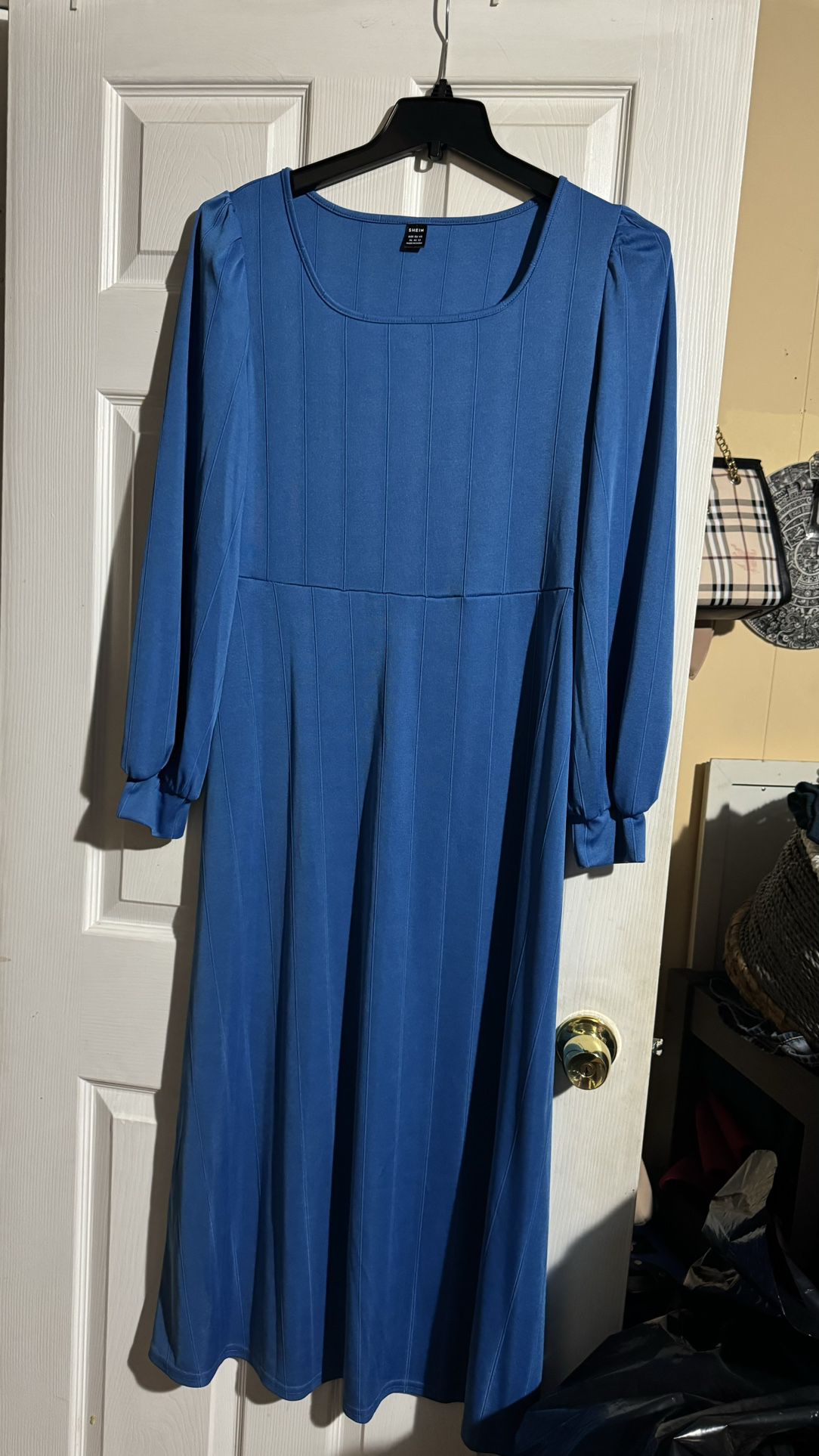 Shein Blue long dress