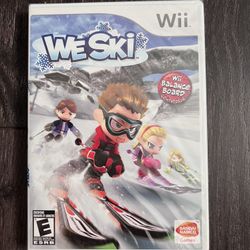 Nintendo Wii We Ski Game Complete