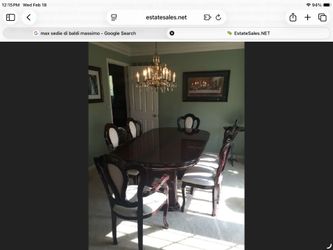 Italian solid wood dining