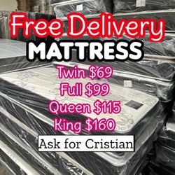 New Mattresses  Twin mattress Full mattress Queen mattress  King mattress  Colchones nuevos  Beds 