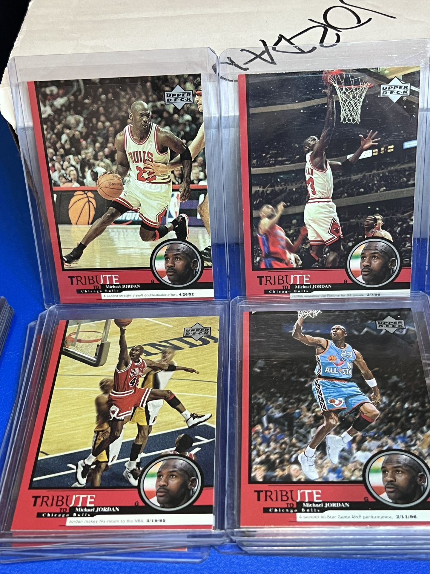 1998-99 Upper Deck Tribute Michael Jordan Bulls #1-#30