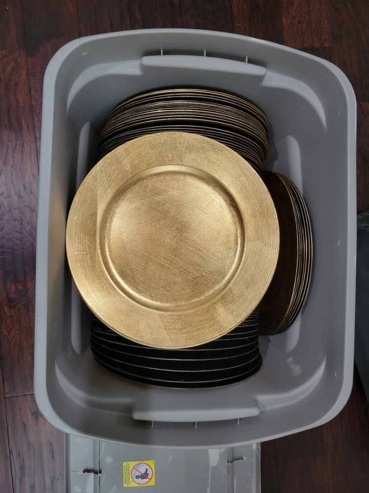 Gold Charger Plates