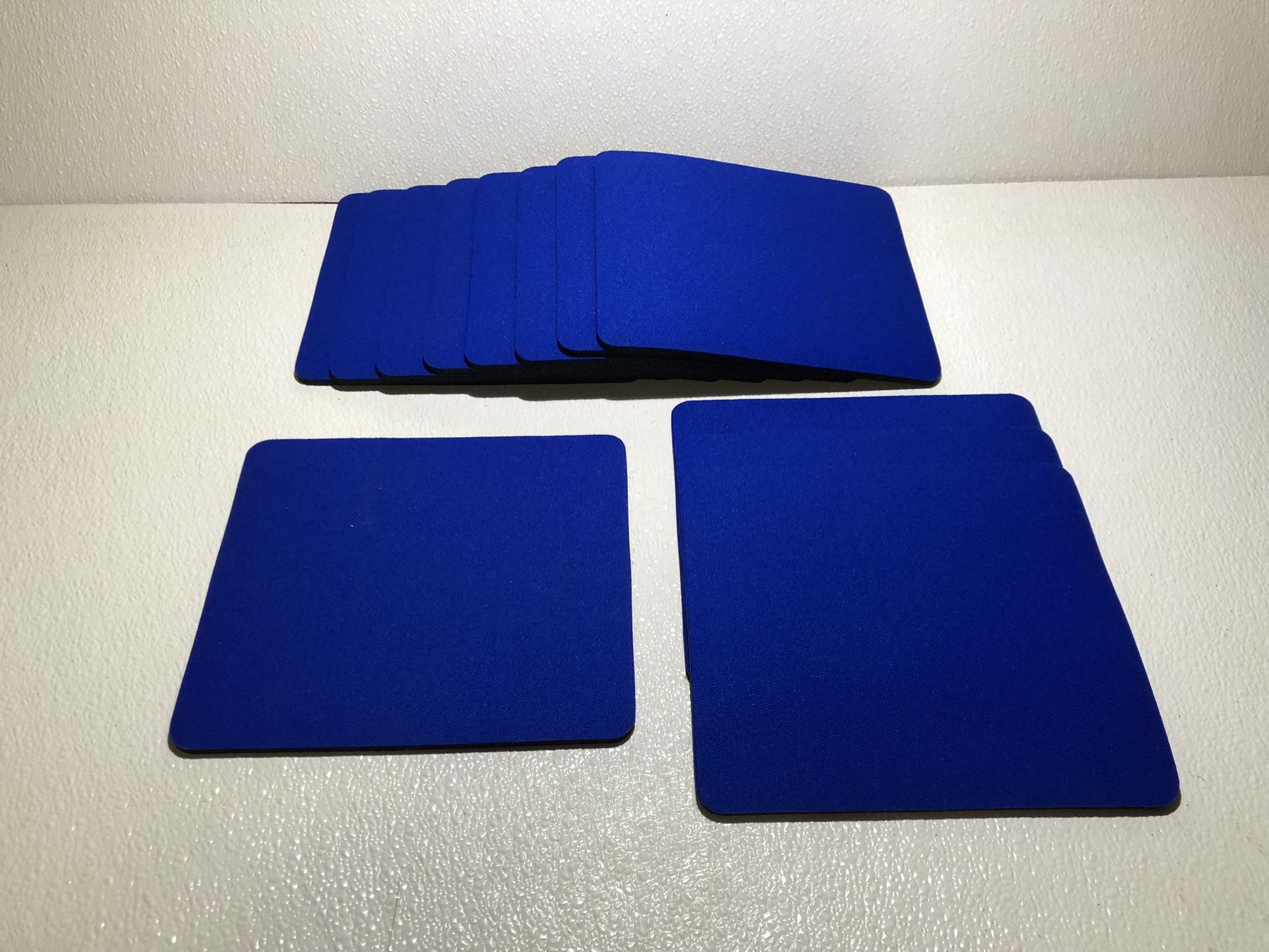 Blue Mouse Pads / 12 Count - New!