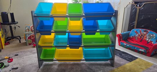 Toy organizers 4 tiers and 16 bins