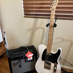 Fender MIM Nashville Deluxe Telecaster W/ Fender Mustang Effects Amp