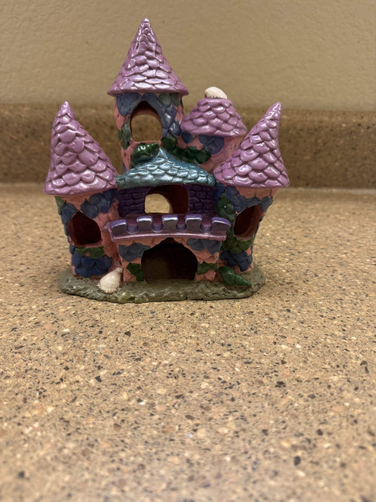 Decorative ceramic castle