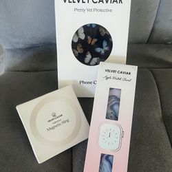 Velvet Caviar Apple Phone Case And Watch Band