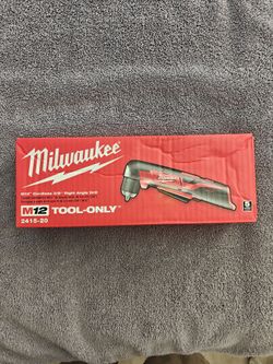 Milwaukee M12 Right Angle Drill