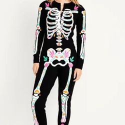 Halloween Plus Size Skeleton Costume