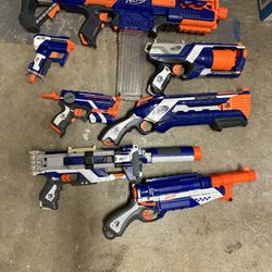 7 nerf guns
