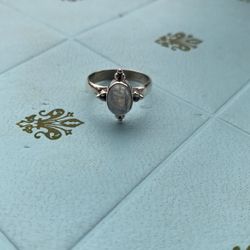 Sterling Silver Moonstone Ring