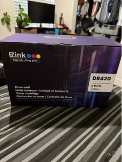 EZ Ink Compatible High Yield Drum Unit for Brother DR420 2 pack NEW