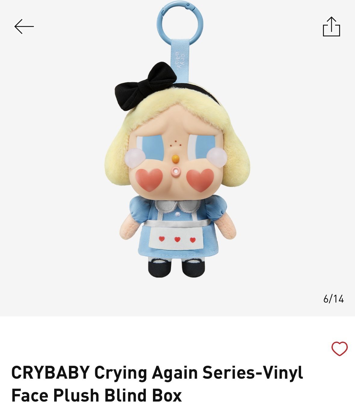 CRYBABY Crying Again Series - It’s Alice (Authentic and Unopened