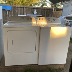 Washer And Gas dryer Brand Whirlpool Heavy Duty Everything Works 90 days Warranty