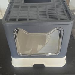 Enclosed Cat Litter Box w/ Tray & Door – New (Multiple Available)