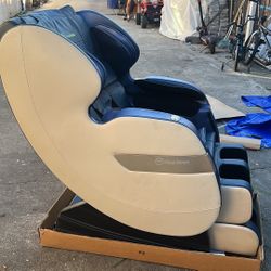 Real Relax Silla de Masaje de Cuerpo Completo 2025 de Riel S de Doble Núcleo, Sillón Reclinable de Masaje Shiatsu de Gravedad Cero con APP y Control L